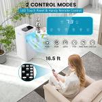COSTWAY 10000 BTU Portable Air Conditioner, 3 in 1 AC Unit, Fan & Dehumidifier w/Sleep Mode, 24H Timer, LED Display, Child Lock, Remote Control & Window Kit for Bedroom, Office, Dorm (10000BTU)