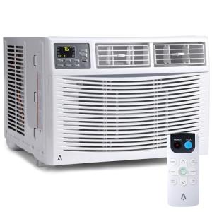 10000 BTU Window Air Conditioner-With WiFi & App Control - Cools 450 Sq.Ft, Remote Control, 3 Fan Speeds, Auto-Restart, Self-Evaporation, Sleep Mode, 24H Timer, Energy Efficient (10000 BTU)