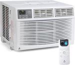 8000 BTU Smart Window Air Conditioner - Cools 550 Sq.Ft, WiFi Enabled, Ultra Quiet, Energy Star Certified, 3 Fan Speeds, 24H Timer, Easy Install for Home & Office