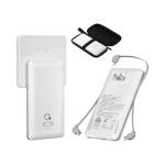 Brand Q 10000mAh Portable Charger with Built-in Cables