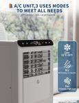 8,000 BTU Portable Air Conditioner with Dehumidifier