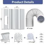 CASSAIO Portable Air Conditioner Window Vent Kit