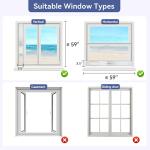 CASSAIO Portable Air Conditioner Window Vent Kit