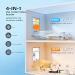ROVSUN 12000 BTU Window AC and Heater Combo