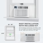 ROVSUN 12000 BTU Window AC and Heater Combo