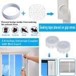 Portable AC Sliding Door Vent Kit, 2024 Upgrade