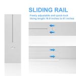 Portable AC Sliding Door Vent Kit, 2024 Upgrade