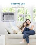 5,000 BTU Window AC for Small Spaces, White