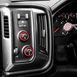 Chevy Silverado AC Knob Trim Set - 8Pcs Red