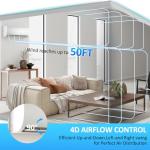 9,000 BTU Ductless Mini Split AC/Heater System
