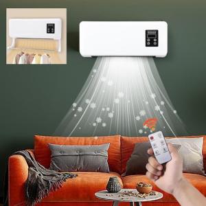Mini Portable Air Conditioners No Windows Needed. Aire Acondicionado Portátil Para Auto, 3 in 1 Wall Mounted Air Conditioner Fan and Heater Combo, Tent Fans for Camping Bathroom Kitchen Office (A)
