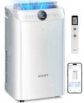KOVIET 14000 BTU Portable Air Conditioners, 6-in-1 Wi-Fi Smart AC Unit with App & Voice Control, Remote Access, Self-Evaporating Quiet Cooling, Dehumidifier, Fan, 24H Timer, Includes Window Kit, White