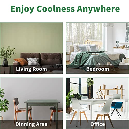 Uhome 12000 BTU Portable Air Conditioner with Heater up to 400 Sq. Ft, Ac Heater Combo Window Unit, Portable AC Unit with Dehumidifier & Fan, Cools & Heats,Remote Control and Window Kit Included,White