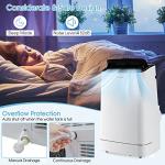COSTWAY 15000 BTU Portable Air Conditioner, with Heat, Auto Swing 4-in-1 AC Unit for Rooms up to 800 Sq.Ft, with Built-in Dehumidifier, 24H Timer, Remote Control/APP Control & Window Kit(15000 BTU)