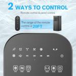 24" Windowless Portable Air Conditioner, 15H Timer & 120°Oscillation, 3-IN-1 Portable AC Unit with Remote, 2-Gal Tank, 3 Modes & 3 Speeds, Ultra-Quiet Ventless Swamp Cooler for Home Office, Coffee