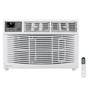 ROVSUN 12000 BTU Air Conditioner Window Unit with Heat, 4-in-1 Window AC Unit Cooler, Heater, Dehumidifier & Fan with Timer, Remote Control & Installation Kit for Rooms up to 550 Sq. Ft, 208/230V