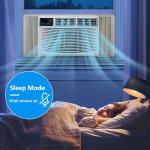 ROVSUN 12000 BTU Air Conditioner Window Unit with Heat, 4-in-1 Window AC Unit Cooler, Heater, Dehumidifier & Fan with Timer, Remote Control & Installation Kit for Rooms up to 550 Sq. Ft, 208/230V