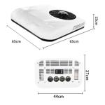 12V Truck Air Conditioner, Universal for RV Rooftop AC Unit, Quiet A/C Unit Fast Cooling for Light Duty Truck Trailer Boat Motorhome Tractor Caravan 24V