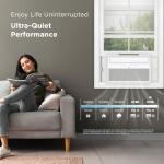 TCL 12,000 BTU Q-Series Smart Inverter Window AC with Heat Pump, Ultra-Quiet, up to 67% Energy Saving, 115V, Compatible with Alexa/Google Assistant/Apple Homekit/Matter, Cools up to 550 Sq. Ft.