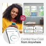 LG 12,000 BTU Smart Window Air Conditioner, 115V, AC Window Unit for Rooms up to 550 Sq. Ft., Perfect for Kitchen or Living Room, Phone & Voice Control, Works with LG ThinQ, Amazon Alexa, Hey Google