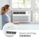 LG 12,000 BTU Smart Window Air Conditioner, 115V, AC Window Unit for Rooms up to 550 Sq. Ft., Perfect for Kitchen or Living Room, Phone & Voice Control, Works with LG ThinQ, Amazon Alexa, Hey Google