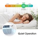 LG 12,000 BTU Smart Window Air Conditioner, 115V, AC Window Unit for Rooms up to 550 Sq. Ft., Perfect for Kitchen or Living Room, Phone & Voice Control, Works with LG ThinQ, Amazon Alexa, Hey Google