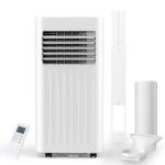Antarctic Star Portable Air Conditioners 8,000 BTU, Small Portable AC with Cooling, Fan, Dehumidifier Function, Room AC Unit with 24H Timer, Cooling up to 350 Sq.Ft. Window Kit Panel