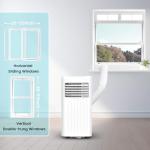 Antarctic Star Portable Air Conditioners 8,000 BTU, Small Portable AC with Cooling, Fan, Dehumidifier Function, Room AC Unit with 24H Timer, Cooling up to 350 Sq.Ft. Window Kit Panel