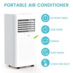 Antarctic Star Portable Air Conditioners 8,000 BTU, Small Portable AC with Cooling, Fan, Dehumidifier Function, Room AC Unit with 24H Timer, Cooling up to 350 Sq.Ft. Window Kit Panel