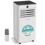 Portable Air Conditioner - 8000 BTU Cooling Capacity (ASHRAE) Compact Home A/C Cooling Unit with Portable Evaporator Cooling System & Humidifier Modes, Includes Window Mount Kit (White)