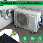 Forestchill Rubber Anti Vibration Pad, 18" x 18" x 3/4" Heavy Duty Waffle Vibration Isolation Pad for HVAC, Air Compressor, Washer and Dryer, Air Conditioner Unit