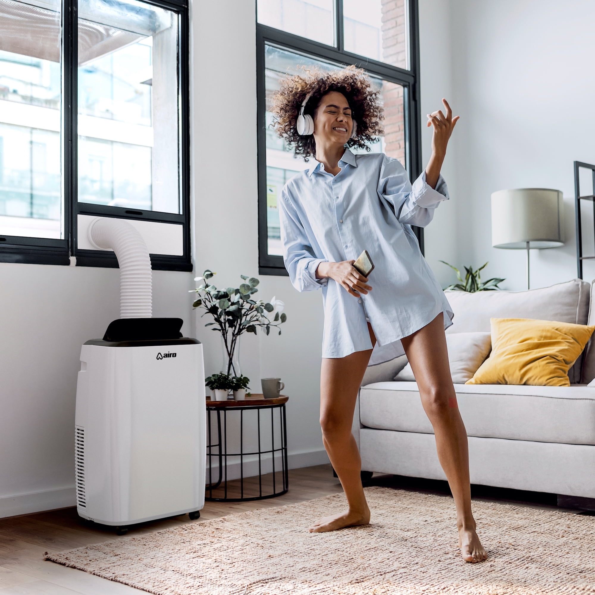Portable 6000 BTU Air Conditioner, DIY Window Kit