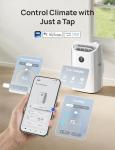 Dreo Portable Air Conditioners, 14000 BTU ASHRAE (10,000 BTU DOE) Smart AC Unit for Room with Drainage-free Cooling, APP/Voice/Remote, Fan & Dehumidifier, Quiet Standing AC for Bedroom, AC516S New