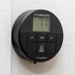 Furrion Chill Single-Zone Basic Backlit LED Wall Thermostat - Black, 2 Fan Speeds, Compatible HE Air Conditioners - FACW10ESSA-BL