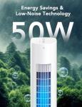 AIRTHRYL Windowless Portable Air Conditioner, 35" Evaporative Air Cooler with Remote, 3 Speeds, Large Water Tank, Oscillating Cooling Fan, 7H Smart Timer, Quiet Swamp Cooler for Home Bedroom White