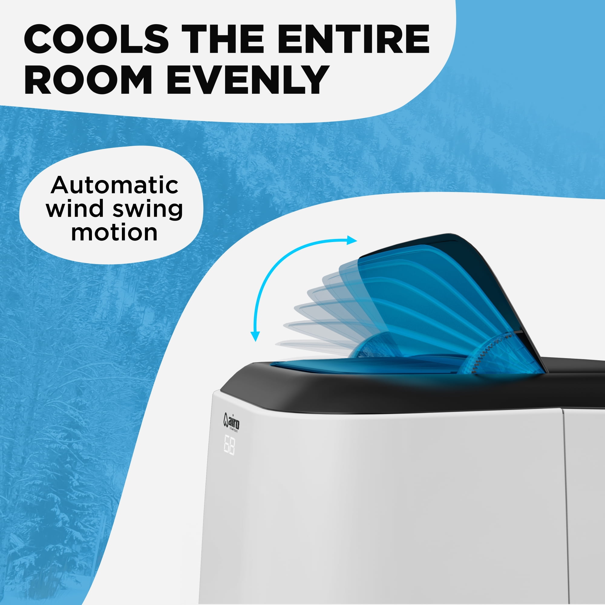 Portable 6000 BTU Air Conditioner, DIY Window Kit