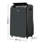 Hisense 3-in-1 Portable Smart Air Conditioner Wi-Fi 10,000-BTU 450-sq. ft. ConnectLife App, Remote control, Quiet operation 50 dB - AP1022CW1G (Renewed)
