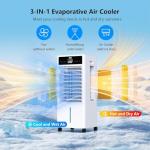 JRD Portable Air Conditioner with Ice Packs and Timer