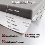 Window Air Conditioner Seal kit Surround Insulation Side Panels White for Window AC Unit Indoor, Heat Insulating And Windproof For Winter And Summer
