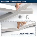 Pearwow AC Insulation Side Foam Panels for Window AC Unit,Indoor Air Conditioner Cover,Air Conditioner Side Panels Kit with Window AC Insulation Top Panel for Winter and Summer