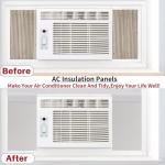 Window Air Conditioner Seal kit Surround Insulation Side Panels White for Window AC Unit Indoor, Heat Insulating And Windproof For Winter And Summer