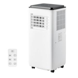 Portable Air Conditioners 10000 BTU, Energy Efficient AC Unit with Remote Control, 24H Timer, Quiet Operation for Bedroom, Office, Dorm Rooms Up to 450 Sq. Ft, Black Top