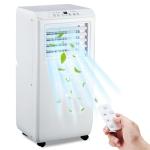 10000 BTU Portable Air Conditioner, Quiet and Energy Efficient Portable AC Unit with Fan, Dehumidifier, Remote, 24Hour Timer, Cools Spaces up to 450 Sq.Ft for Home, Office, Bedroom