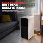 Honeywell 13,500 BTU Slim Portable AC with Fan, Dehumidifier, Remote Control – Cools Up to 660 Sq. Ft., HX4CESAWG0 (10,000 BTU SACC)