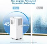 Portable Air Conditioners 8000 BTU, Energy Efficient AC Unit with Remote Control, 24H Timer, Quiet Operation for Bedroom, Office, Dorm Rooms Up to 350 Sq. Ft, White