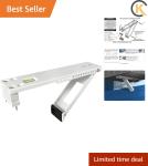Alpine Hardware American Owned Universal Window Air Conditioner & Heat Pump Bracket One Arm Heavy-Duty Window AC Support-Supports Air Conditioner Up to 160 lbs.-for 12000 BTU AC to 20000 BTU AC Units