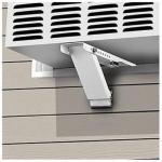 Alpine Hardware American Owned Universal Window Air Conditioner & Heat Pump Bracket One Arm Heavy-Duty Window AC Support-Supports Air Conditioner Up to 160 lbs.-for 12000 BTU AC to 20000 BTU AC Units