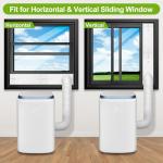 Portable AC Window Vent Kit for Sliding Windows
