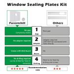 Forestchill Portable AC Window Seal Kit