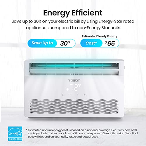 TOSOT 8000 BTU Quiet Smart Window AC